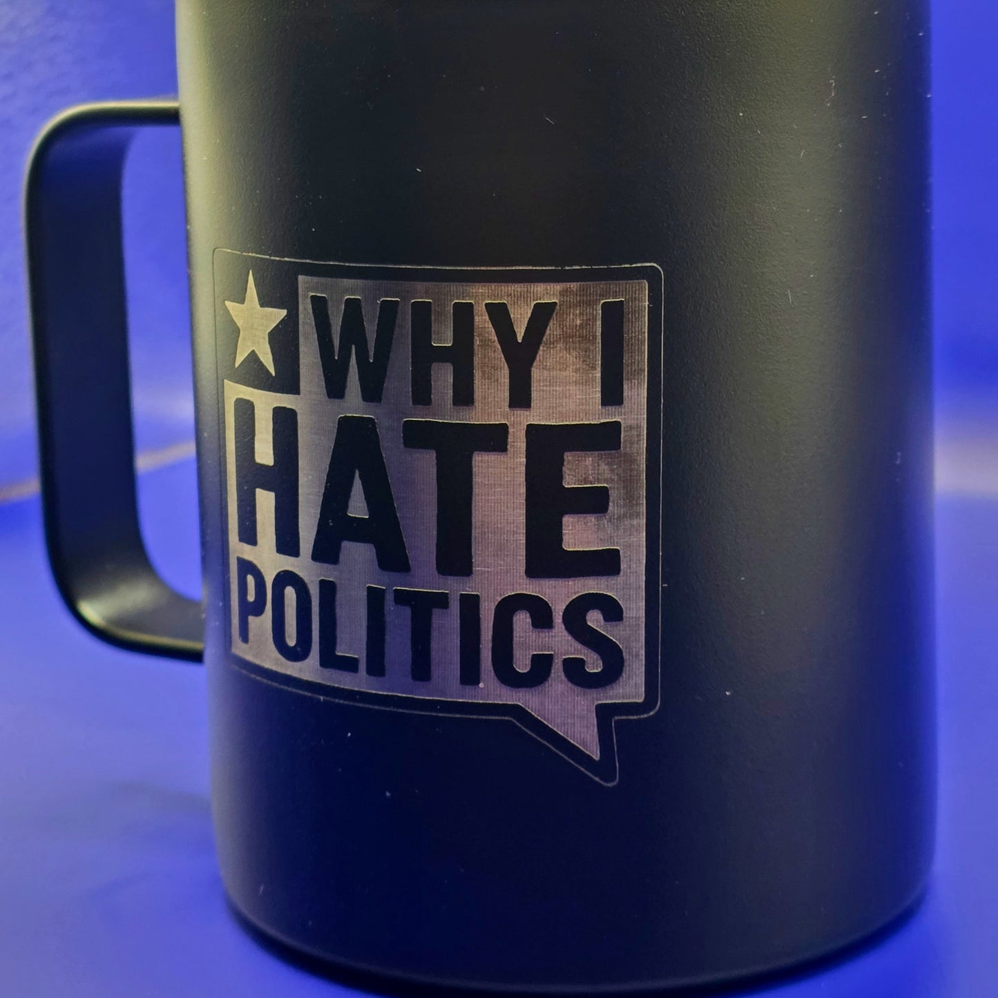 WIHP Black Mug