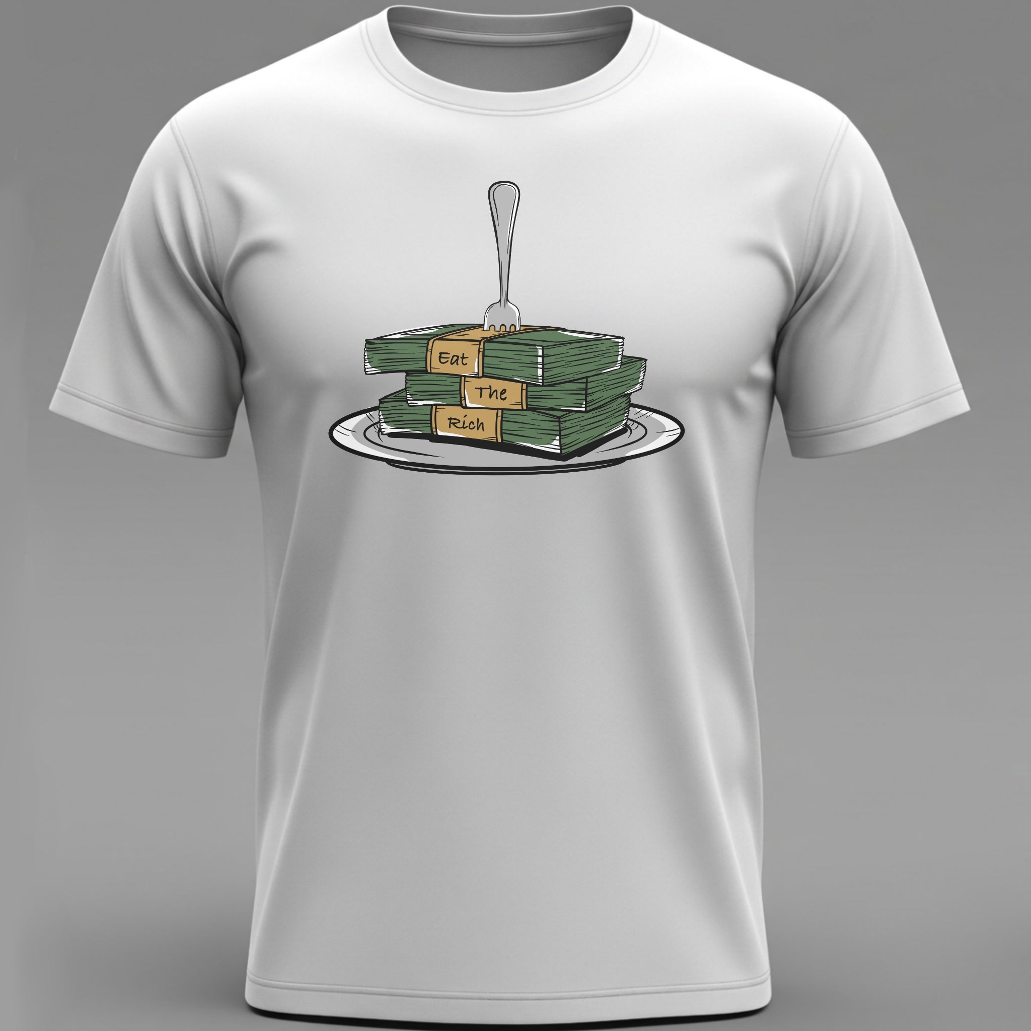 Eat The Rich Dinner Plate