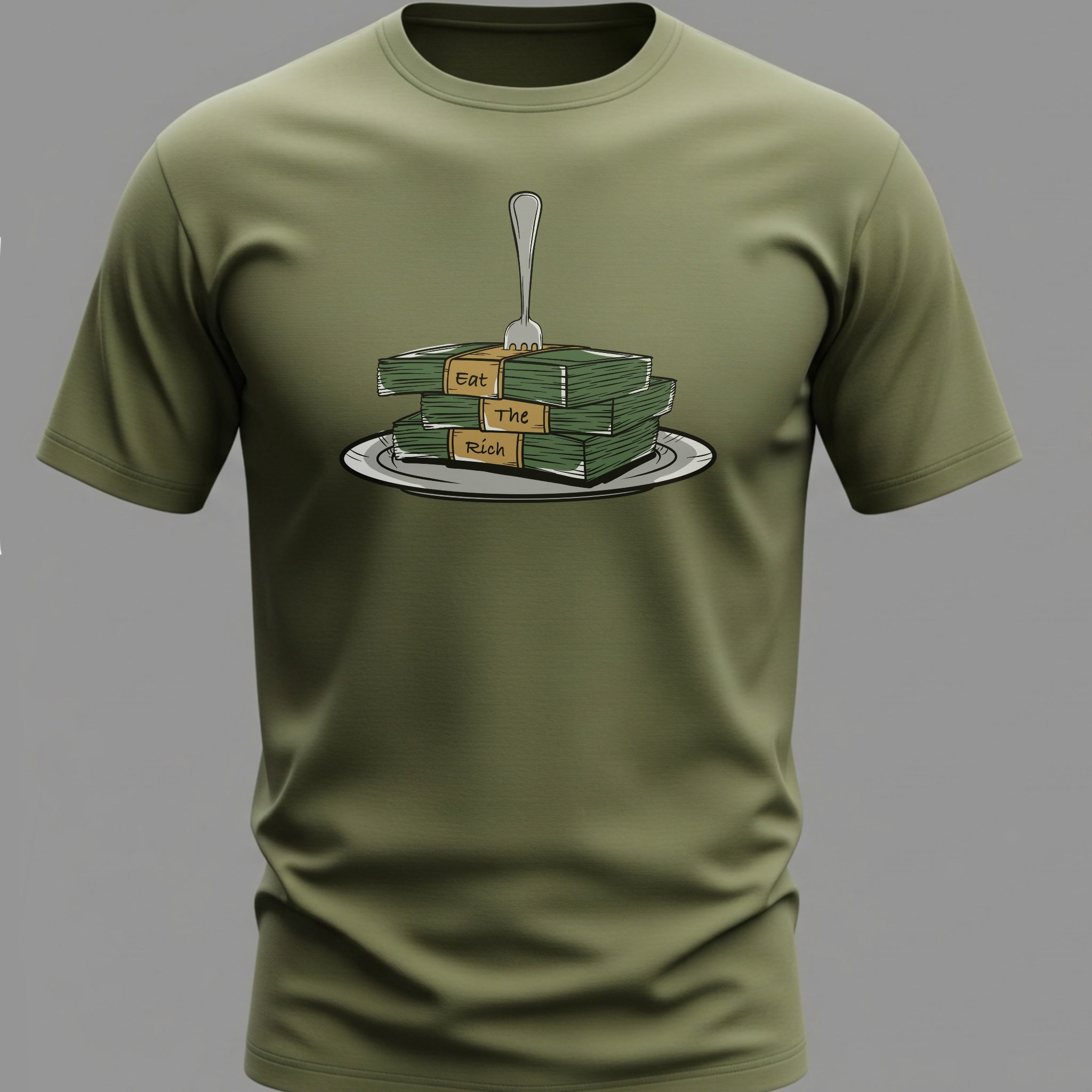 Eat The Rich Dinner Plate