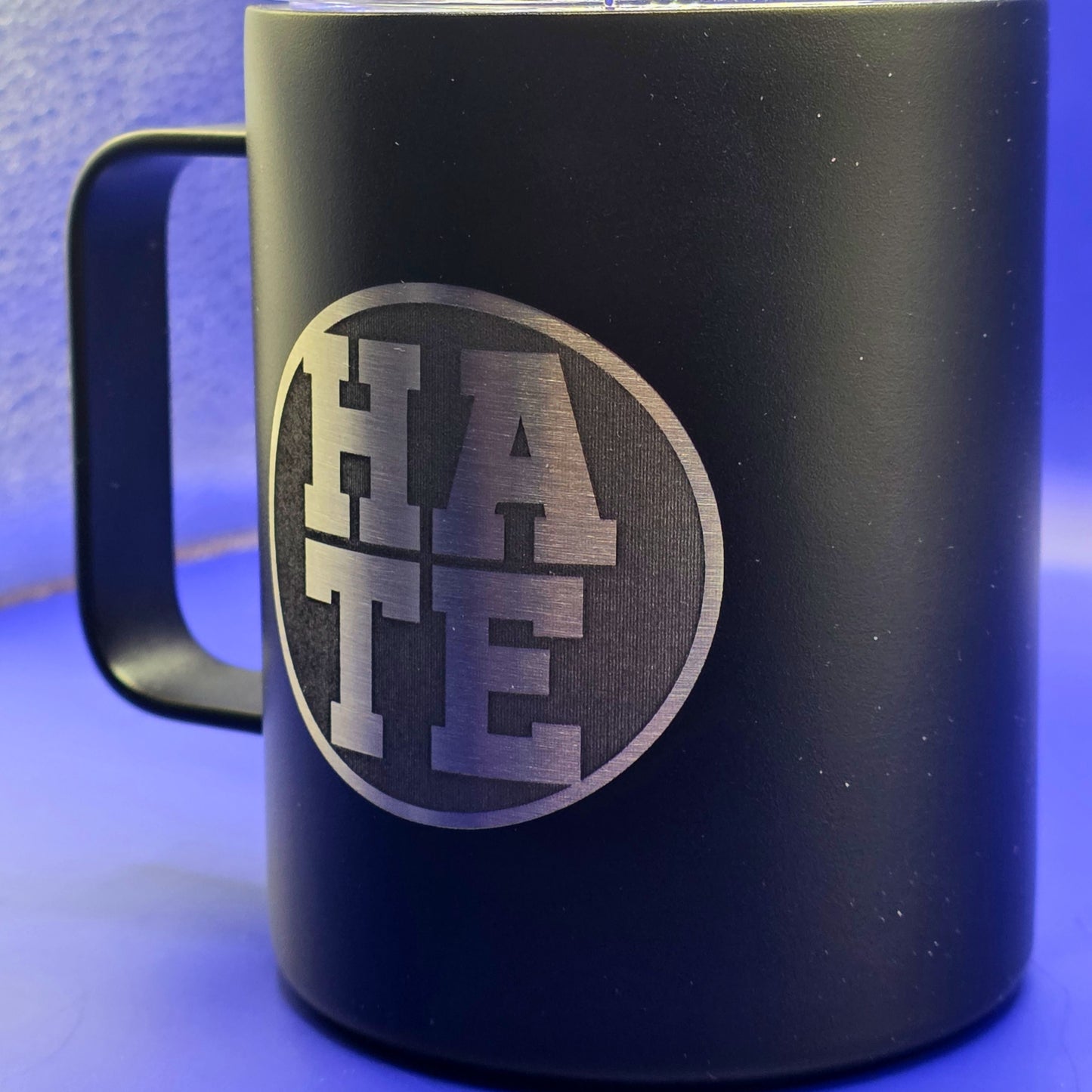 HATE Black Mug