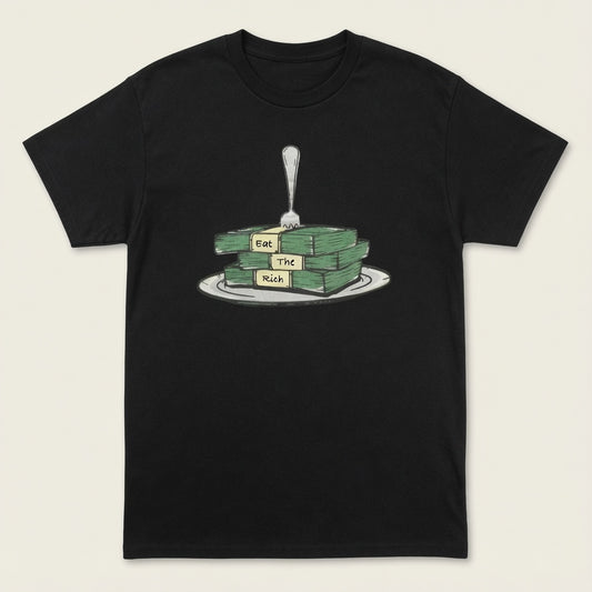 Eat The Rich Dinner Plate
