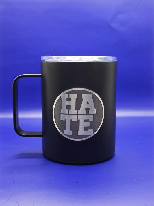HATE Black Mug